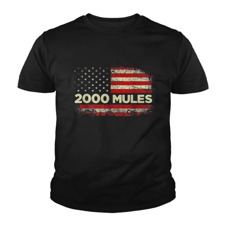 2000 Mules Pro Trump  V2 Youth T-shirt