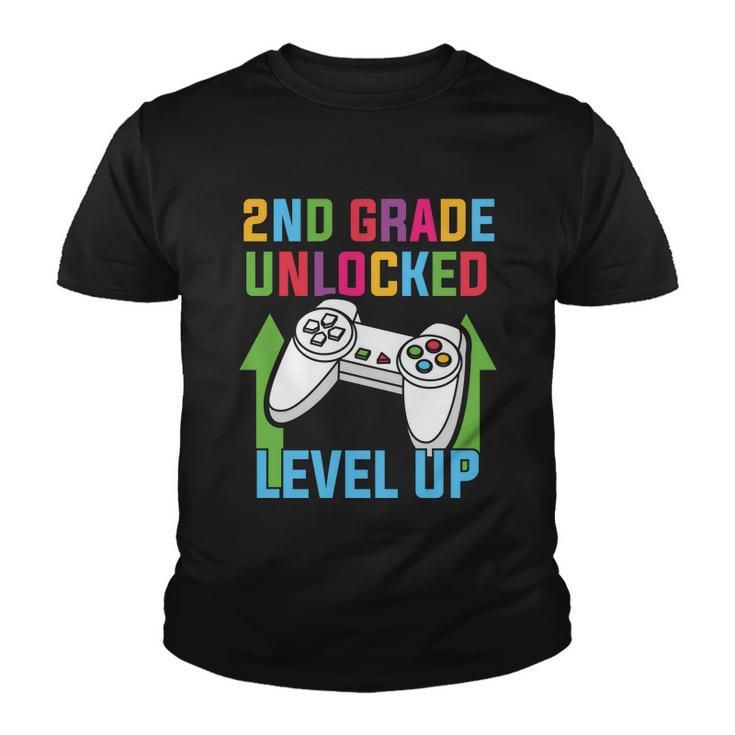 2Nd Grade Unlocked Level Up Back To School First Day Of School Youth T-shirt