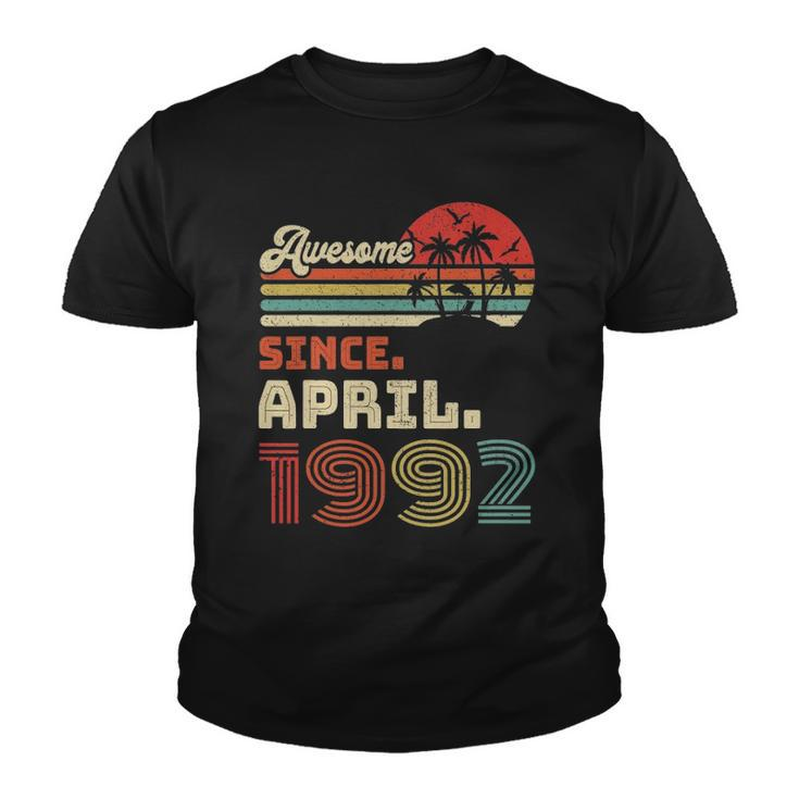 31 Years Old Awesome Since April 1992 31St Birthday Youth T-shirt