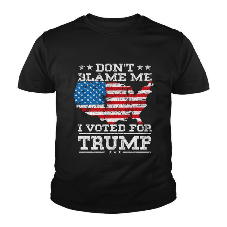 4Th Of July Dont Blame Me I Voted For Trump Youth T-shirt