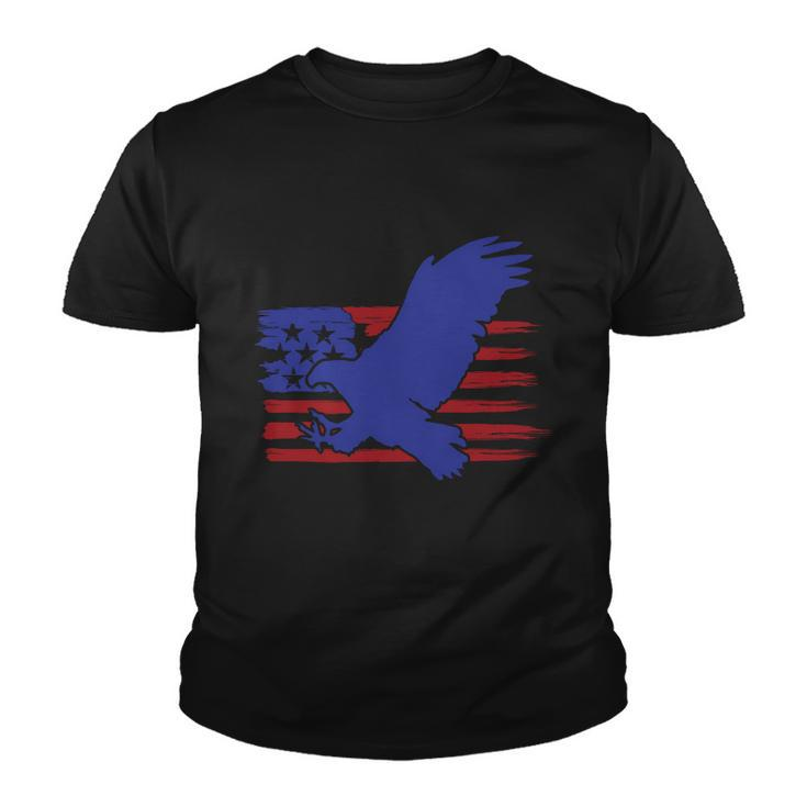 4Th Of July Eagle American Flag Proud American Youth T-shirt