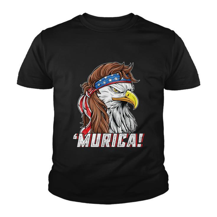 4Th Of July Eagle Mullet Murica American Flag Usa Merica Cute Gift Youth T-shirt