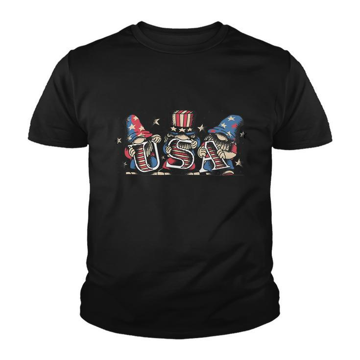 4Th Of July Shirts Women Outfits For Men Patriotic Gnomes Youth T-shirt