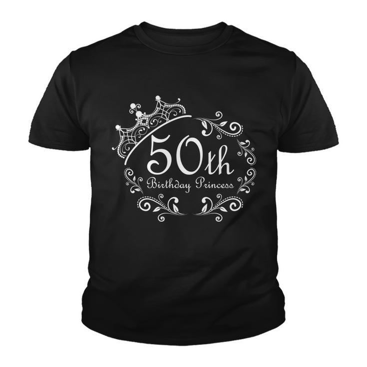 50Th Birthday Princess Tshirt Youth T-shirt