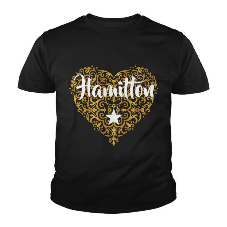 A Hamilton Golden Heart Youth T-shirt