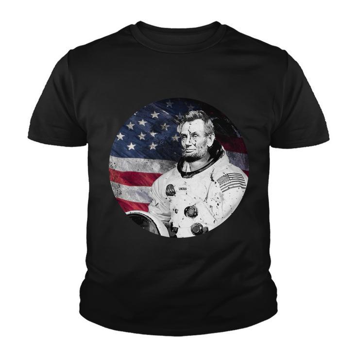 Abe Lincoln Astronaut Youth T-shirt