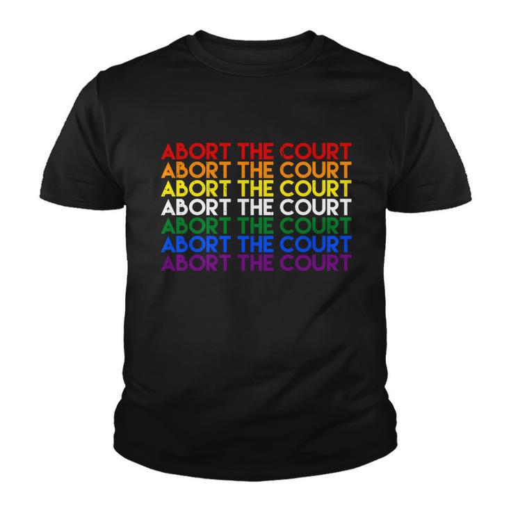 Abort The Court Pro Choice Feminist Retro Youth T-shirt