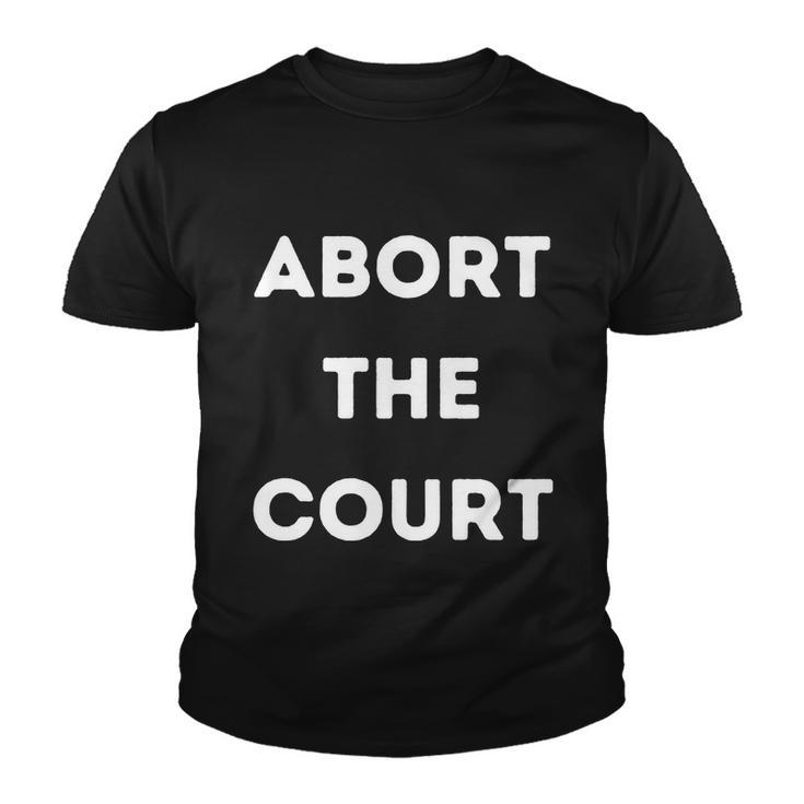 Abort The Court Wire Hanger Front And Back Tshirt Youth T-shirt