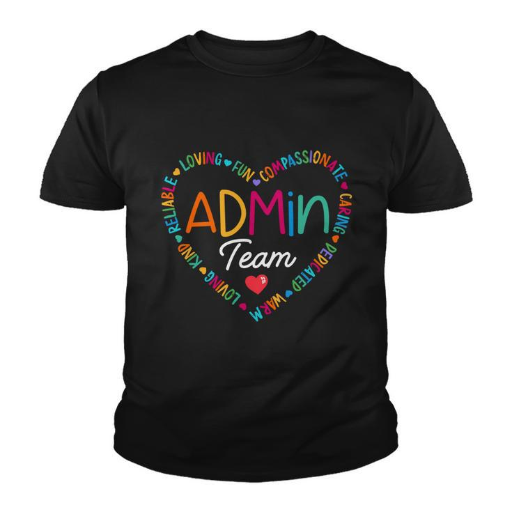 Admin Team Squad School Assistant Principal Administrator Gift Youth T-shirt