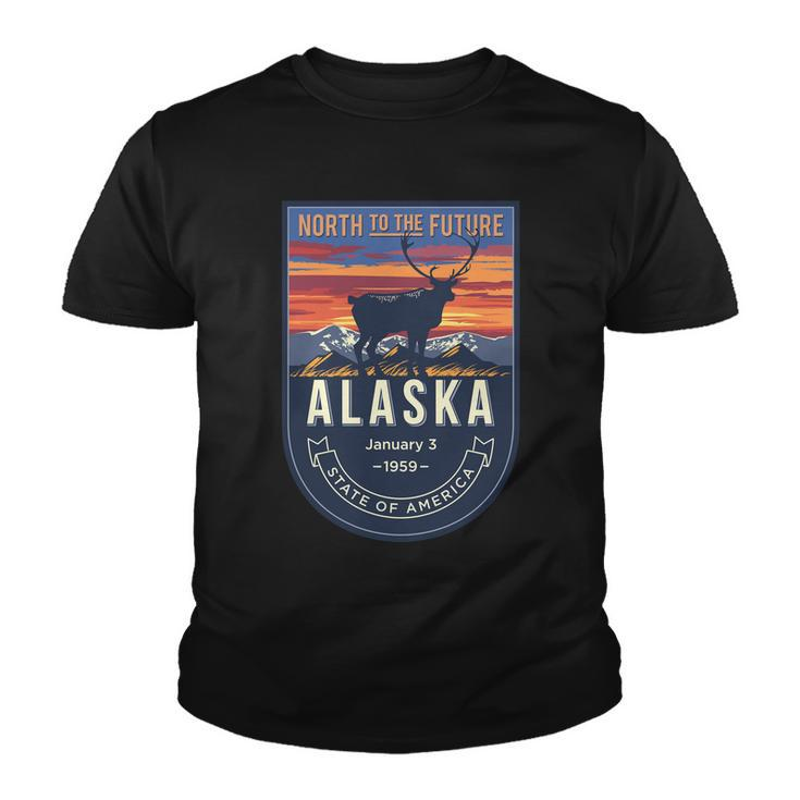Alaska State Emblem Youth T-shirt