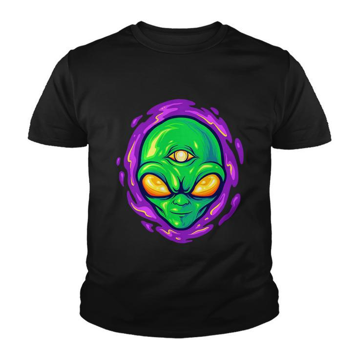 Alien Head Mascot Monster Tshirt Youth T-shirt