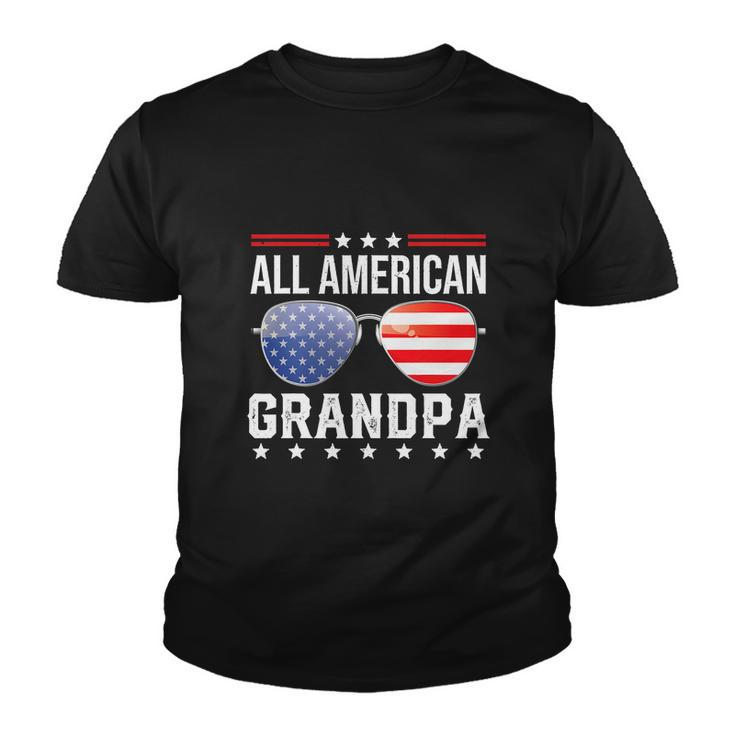All American Grandpa Fourth 4Th Of July Youth T-shirt
