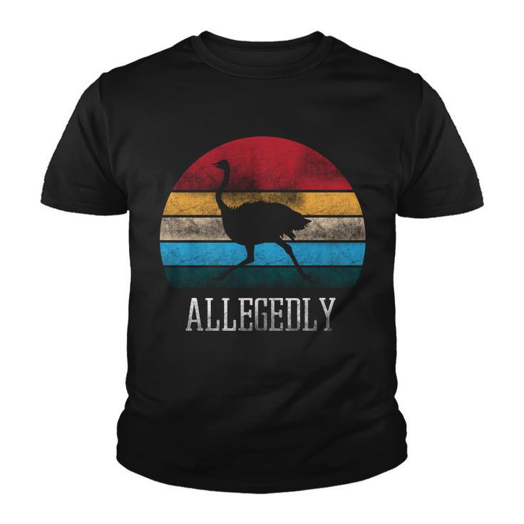 Allegedly Ostrich Lover Vintage Youth T-shirt