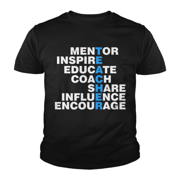 Amazing Teacher Mentor Tshirt Youth T-shirt