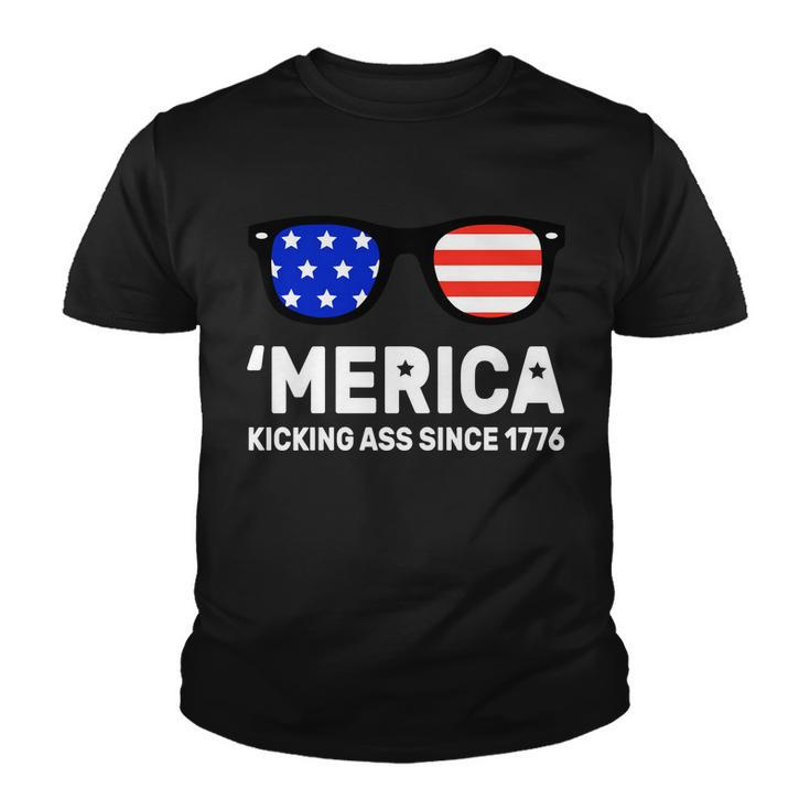 America Kicking Ass Since 1776 Tshirt Youth T-shirt