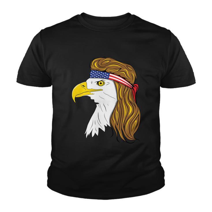 American Bald Eagle Mullet 4Th Of July Funny Usa Patriotic Cute Gift Youth T-shirt