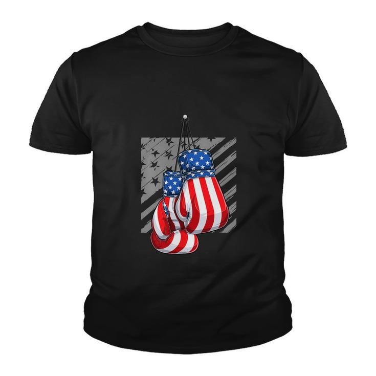 American Boxer Funny 4Th Of July Youth T-shirt
