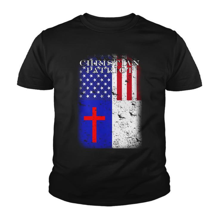American Christian Patriot Red Cross Youth T-shirt