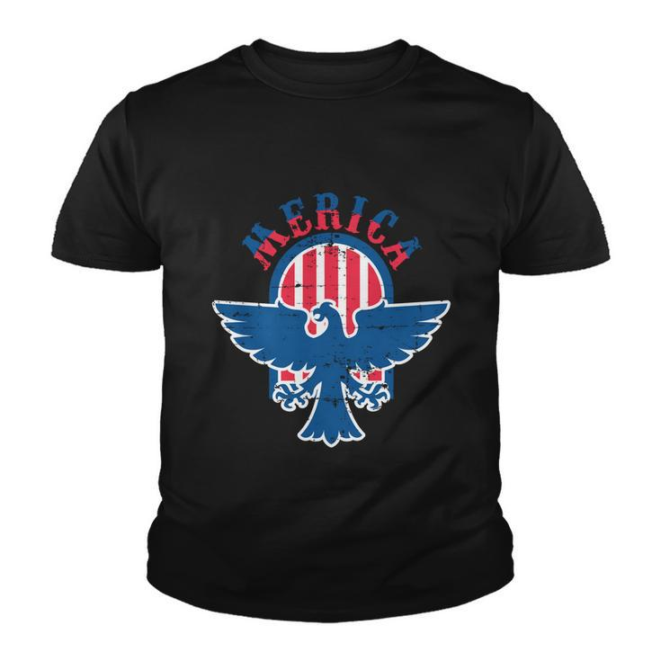American Flag 4Th Of July Gift Patriotic Eagle Mullet Cool Gift Youth T-shirt