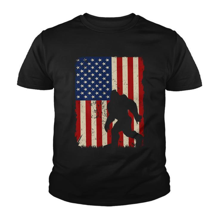 American Flag Gorilla Plus Size 4Th Of July Graphic Plus Size Shirt For Men Wome Youth T-shirt