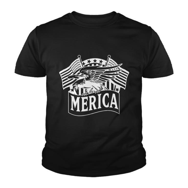American Flag Merica Tee Eagle Mullet 4Th Of July Usa Gift Youth T-shirt