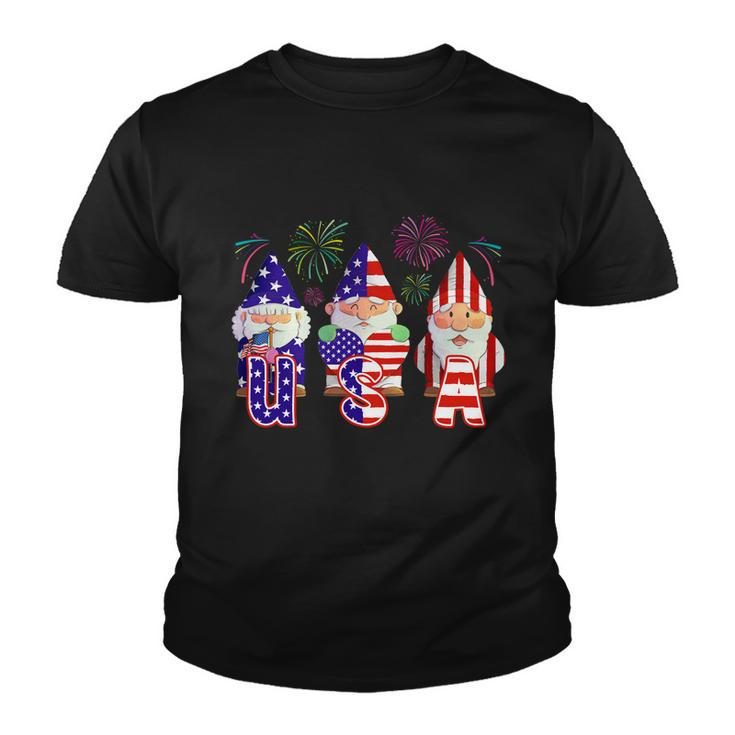 American Gnomes Usa 4Th Of July Youth T-shirt
