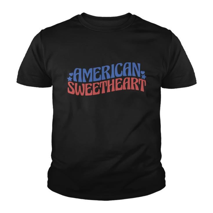 American Sweetheart 4Th Of July Youth T-shirt