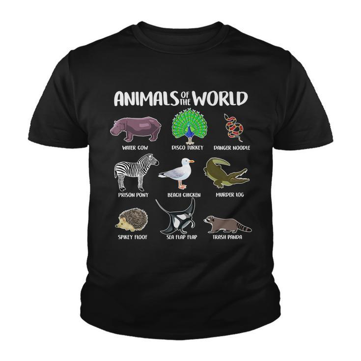 Animals Of The World Tshirt Youth T-shirt