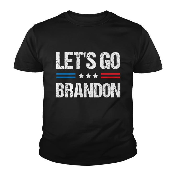 Anti Biden Lets Go Brandon Funny Anti Joe Biden Lets Go Brandon Tshirt Youth T-shirt