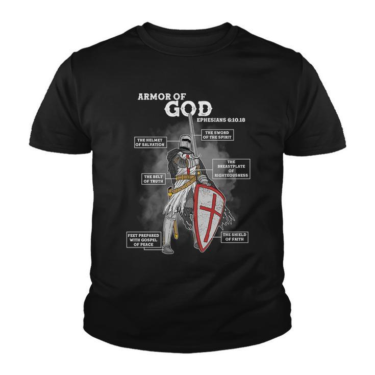 Armor Of God Ephesian 610-18 Tshirt Youth T-shirt