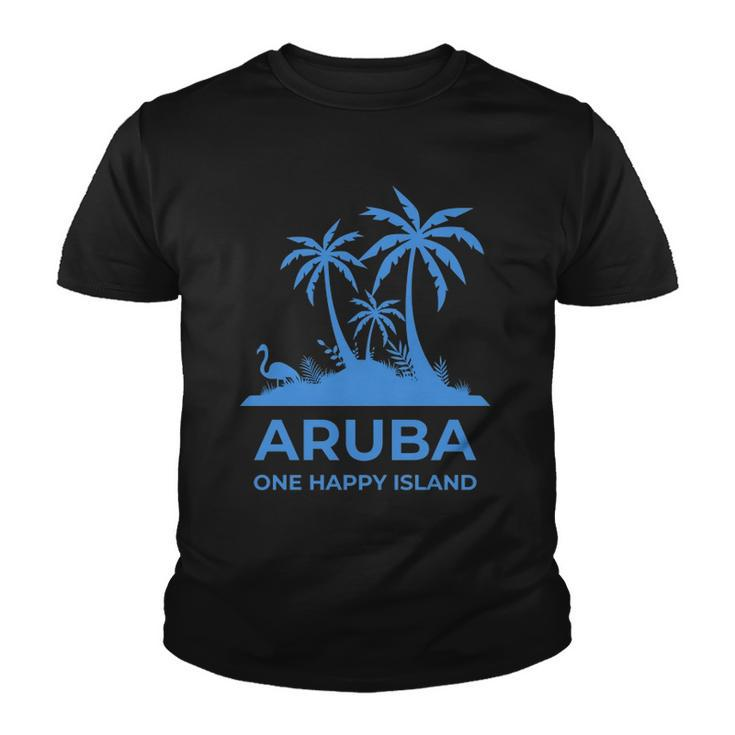 Aruba One Happy Island  V2 Youth T-shirt