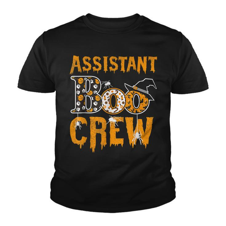 Assistant Teacher Boo Crew Halloween Assistant Teacher  Youth T-shirt