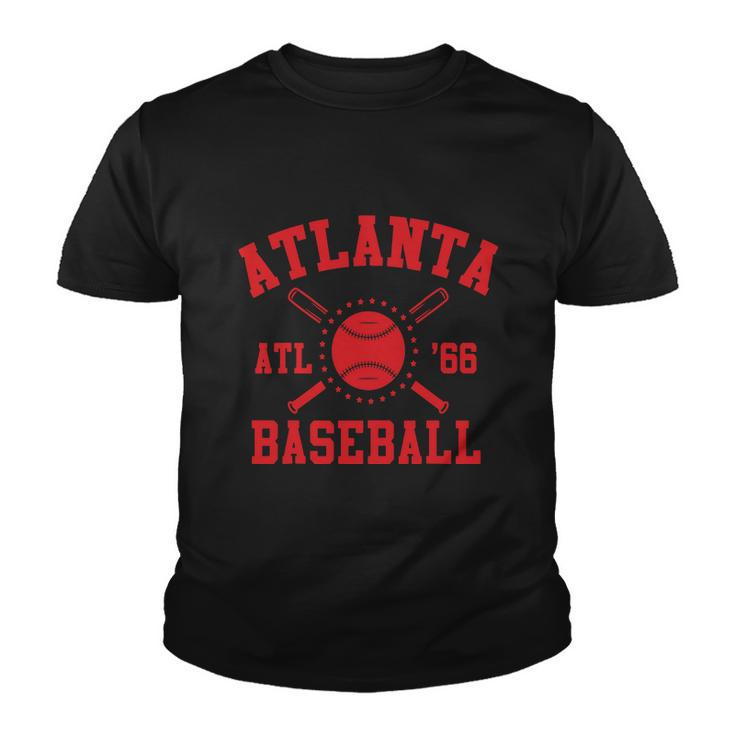 Atlanta Baseball Atl Vintage Brave Retro Youth T-shirt