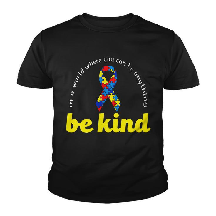 Autism Awareness Be Anything Be Kind Tshirt Youth T-shirt