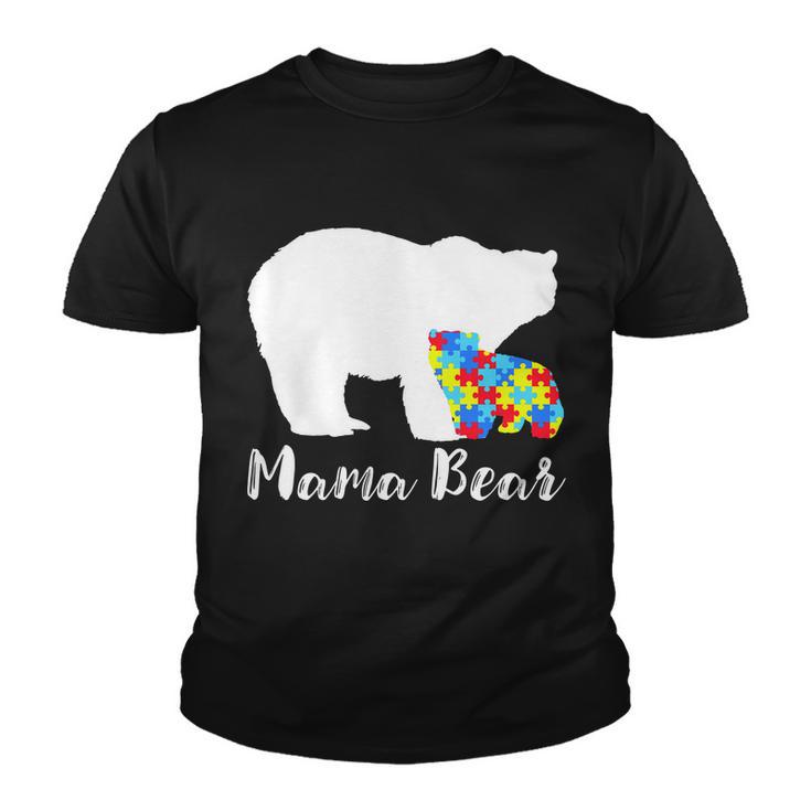 Autism Mama Bear Tshirt Youth T-shirt