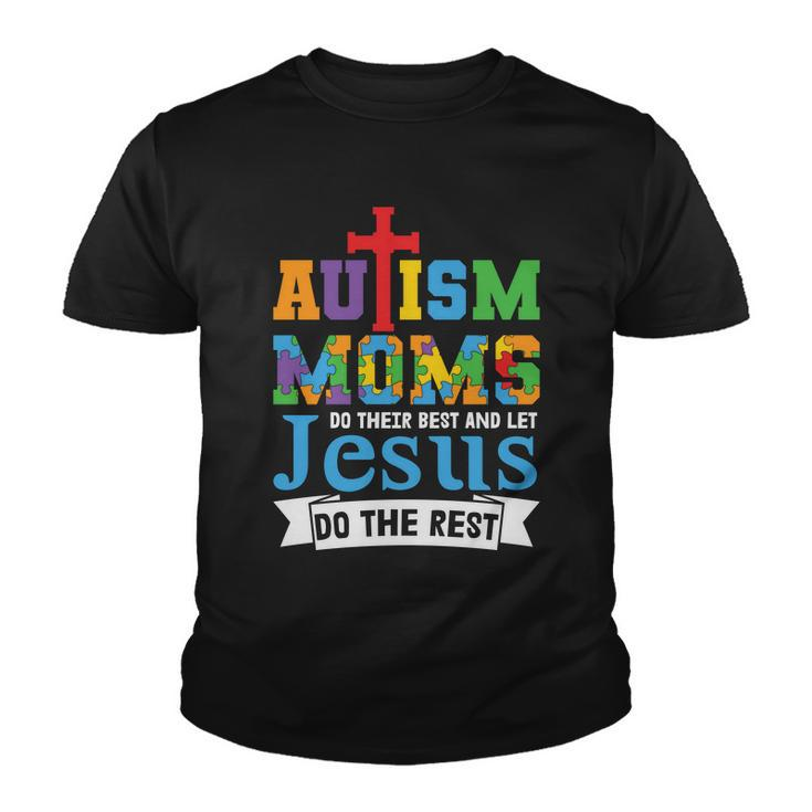 Autism Mom Gift For Autism Awareness Autism Puzzle Tshirt Youth T-shirt