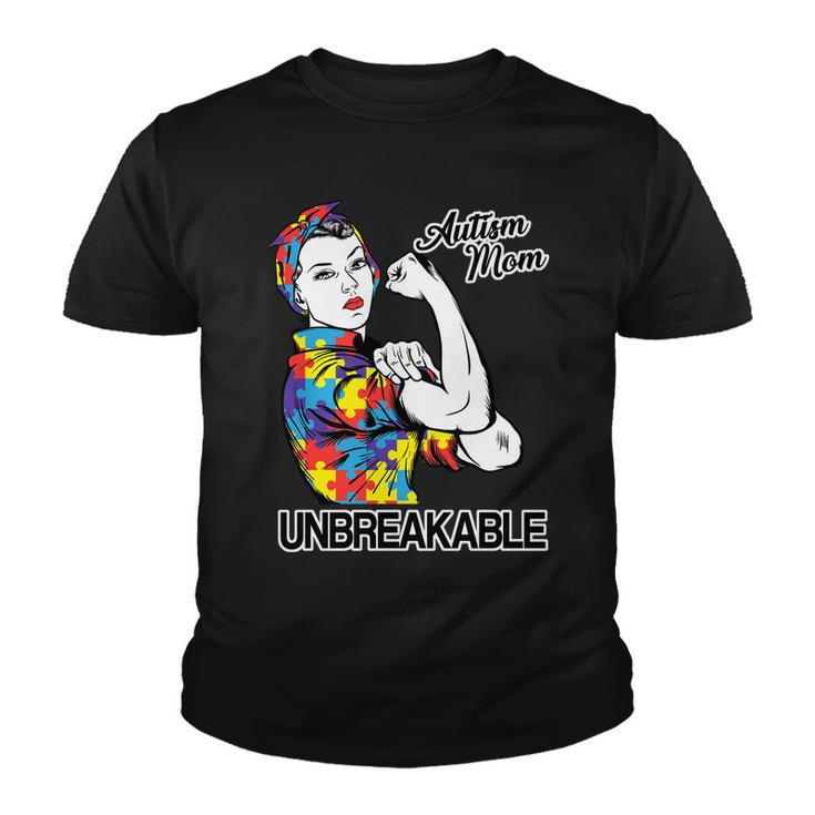 Autism Mom Unbreakable Tshirt Youth T-shirt