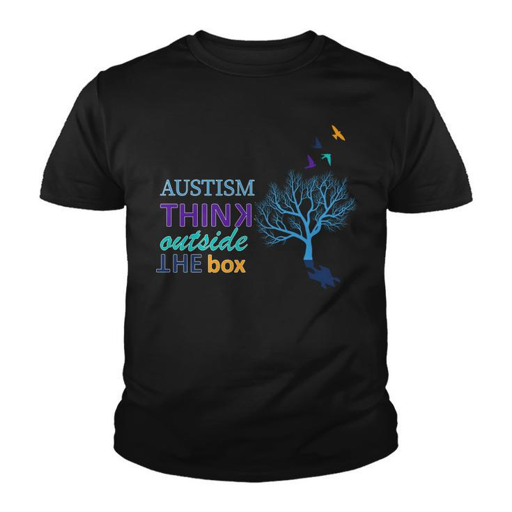 Autism Think Outside The Box Tshirt Youth T-shirt