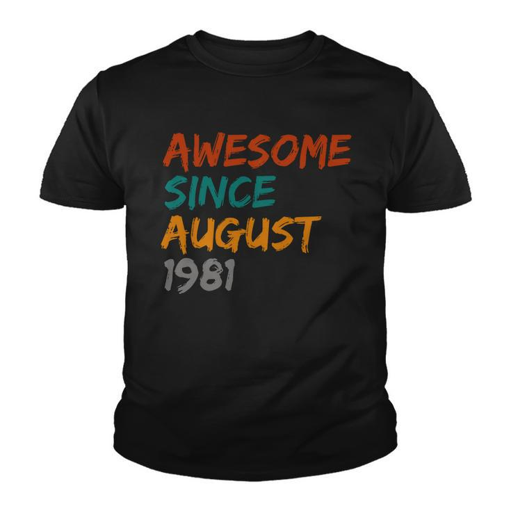 Awesome Since August  V12 Youth T-shirt