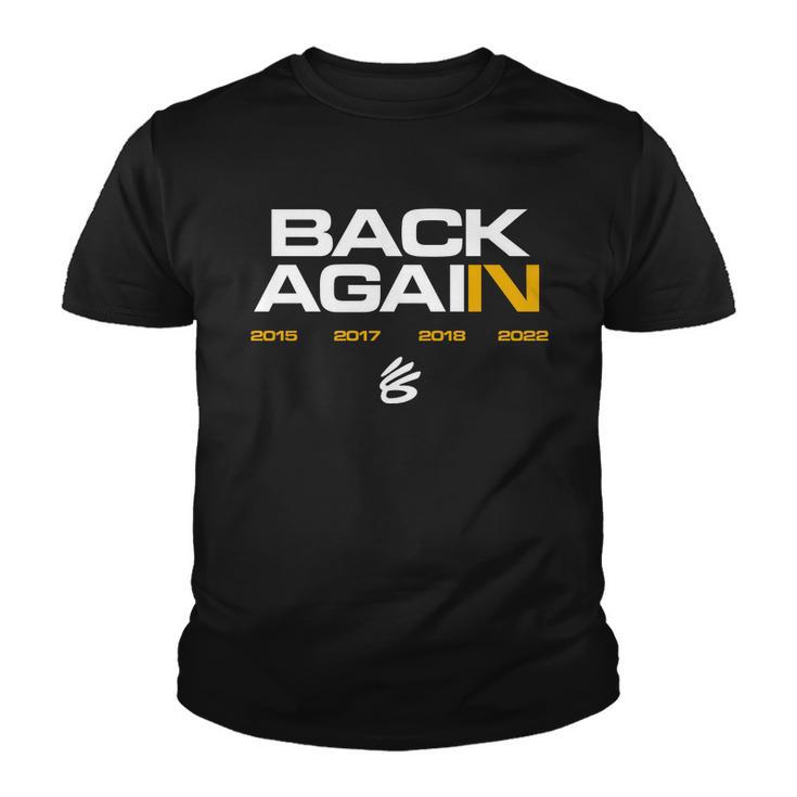 Back Again Warriors Champion Iv Youth T-shirt