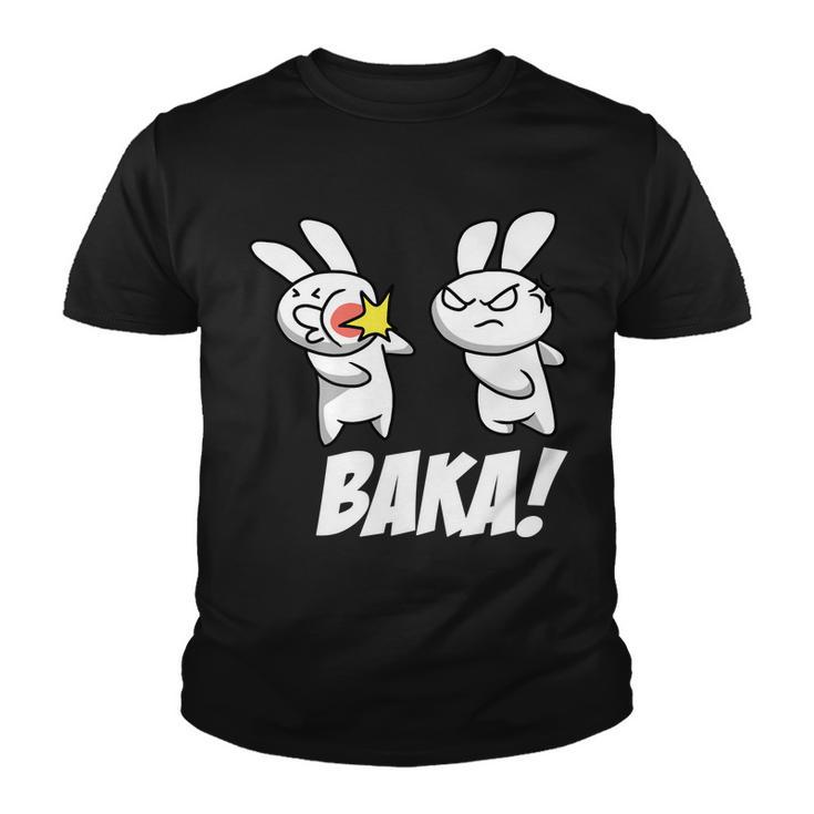 Baka Rabbit Slap Funny Anime Tshirt Youth T-shirt