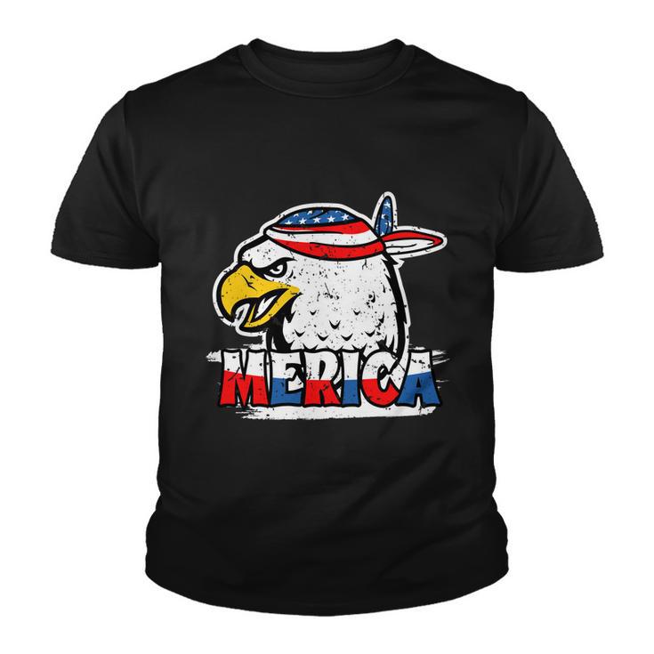 Bald Eagle Mullet American Flag Merica 4Th Of July Great Gift Youth T-shirt