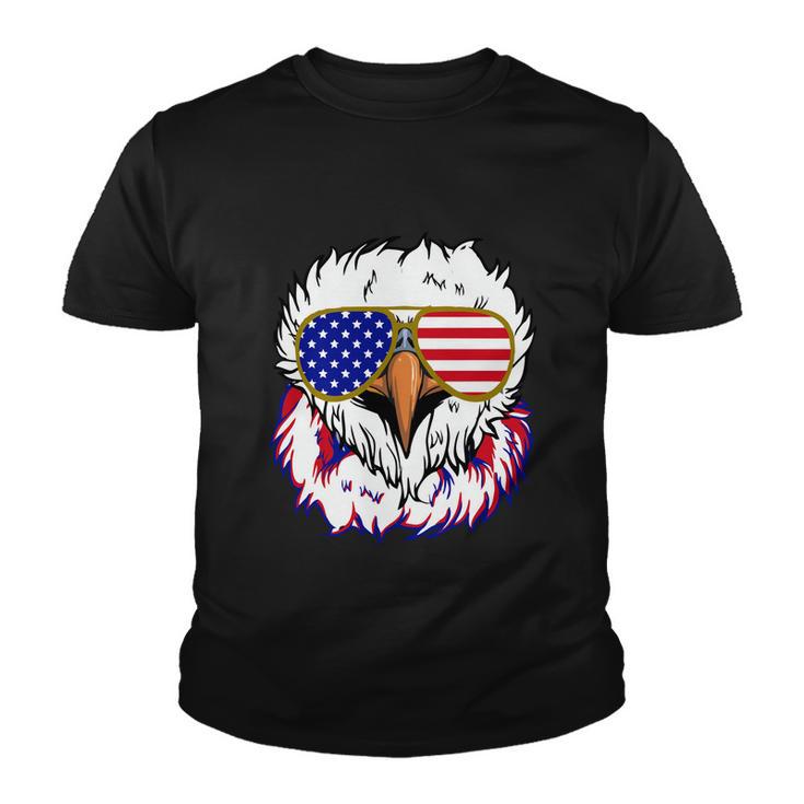 Bald Eagle With Mullet 4Th Of July American Flag Gift Youth T-shirt