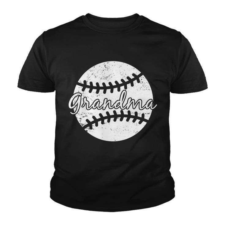 Baseball Grandma V2 Youth T-shirt