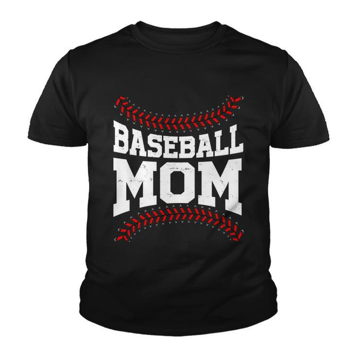 Baseball Mom Sports Fan Tshirt Youth T-shirt