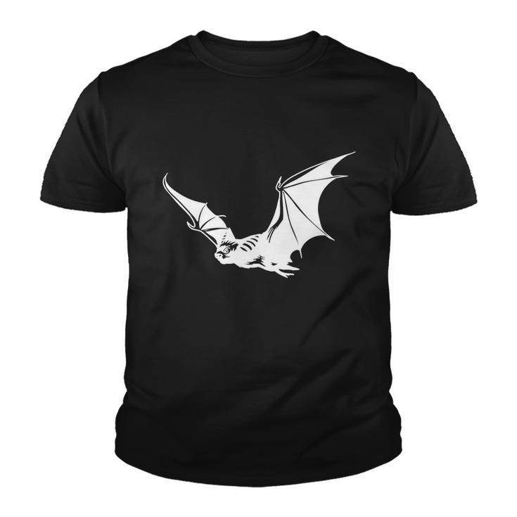 Bat Flying Funny Halloween Quote Youth T-shirt
