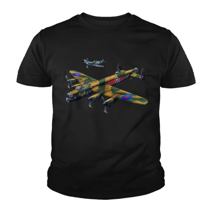 Battle Of Britain Airforce War Plane Tshirt Youth T-shirt