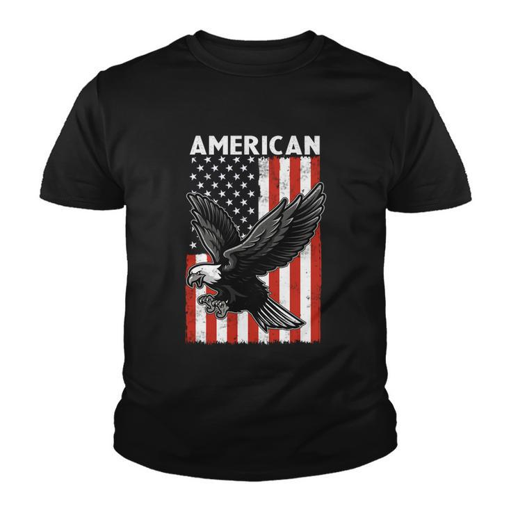 Beautiful Flying American Bald Eagle Mullet 4Th Of July Gift Youth T-shirt