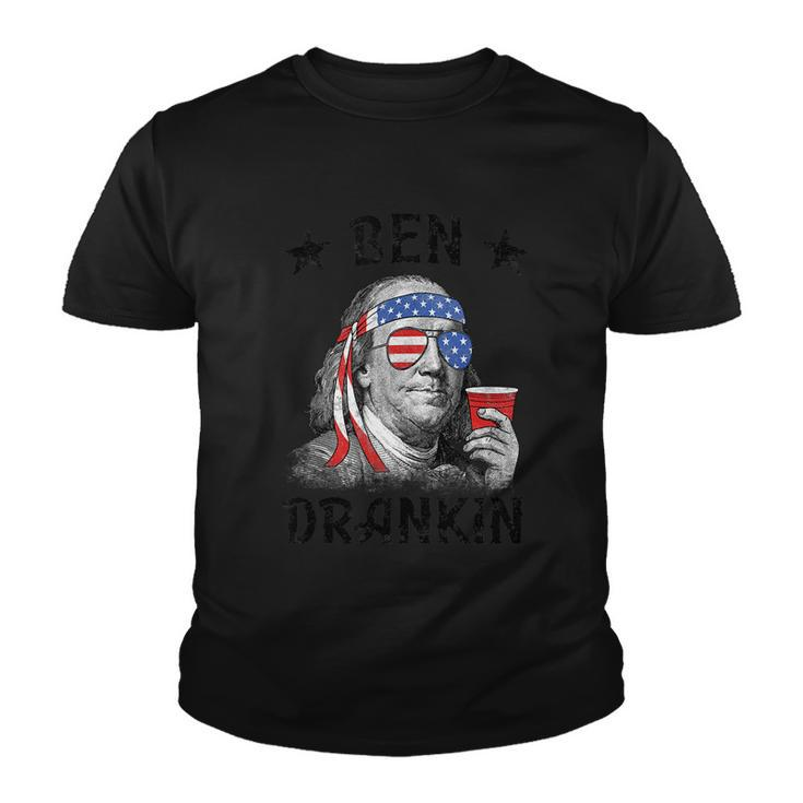 Ben Drankin Funny 4Th Of July Youth T-shirt