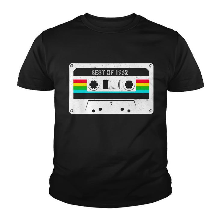 Best Of 1962 Retro 60Th Birthday Mixtape Youth T-shirt
